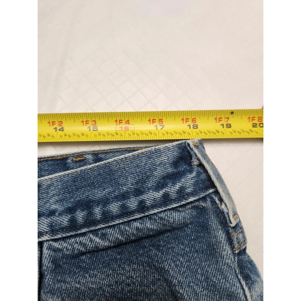 Carhartt B160 DST Jeans Mens 40x32 Blue Relaxed Fit Straight Leg Denim Pants